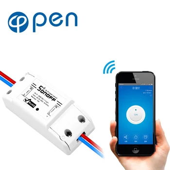 

Basic Wireless Wifi Switch Remote Control Automation Module DIY Timer Universal Smart Home 10A 220V AC 90-250V