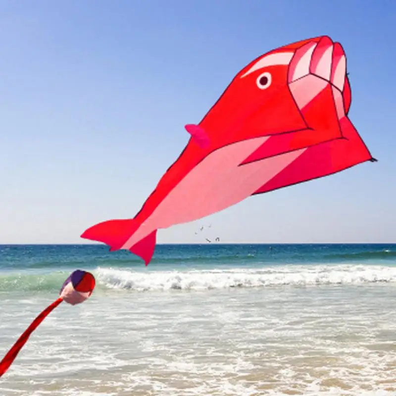 

2018 new Huge 3D 1.2*2.1m Single Line Dolphin Sport Flying Kite Outdoor Activit