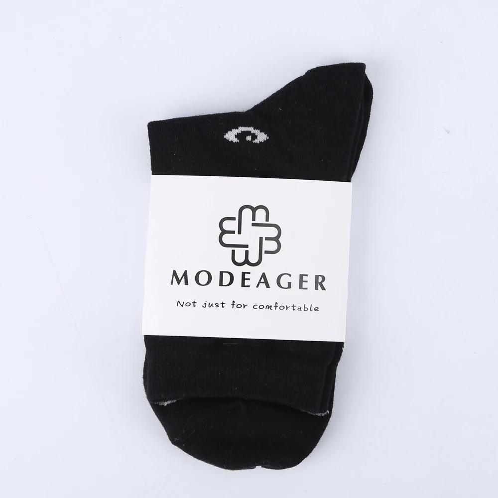 Забавные женские носки Modeager в японском стиле 75% хлопок с рисунком русалки