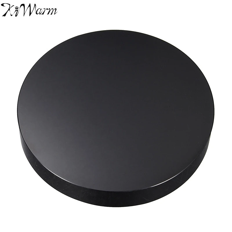 

KiWarm 100mm Black Obsidian Scrying Mirror Crystal Gemstone Healing Stone Mascot Home Shop Decor Crafts Ornaments Feng Shui Gift