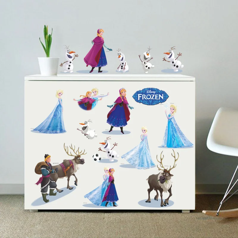 Disney Kids DIY sticker frozen Puzzle Children's room decoration kindergarten stickers cartoon autocollant enfant top quality Disney Kids DIY sticker frozen Puzzle Children's room decoration kindergarten stickers cartoon autocollant enfant top quality