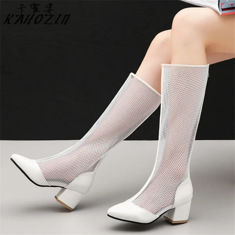 

2019 moris ladies sandals summer new hot women's high-top mesh scarf scara donna tacco sandals Romanesque ladies shoes