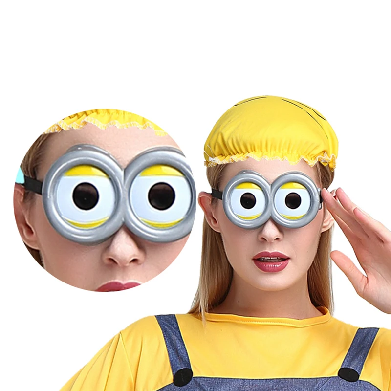 Elbru дети милые стаканы с миньонами взрослых Costume eyeglasses для дня рождения очки выпускного вечера аксессуары реквизит для фото