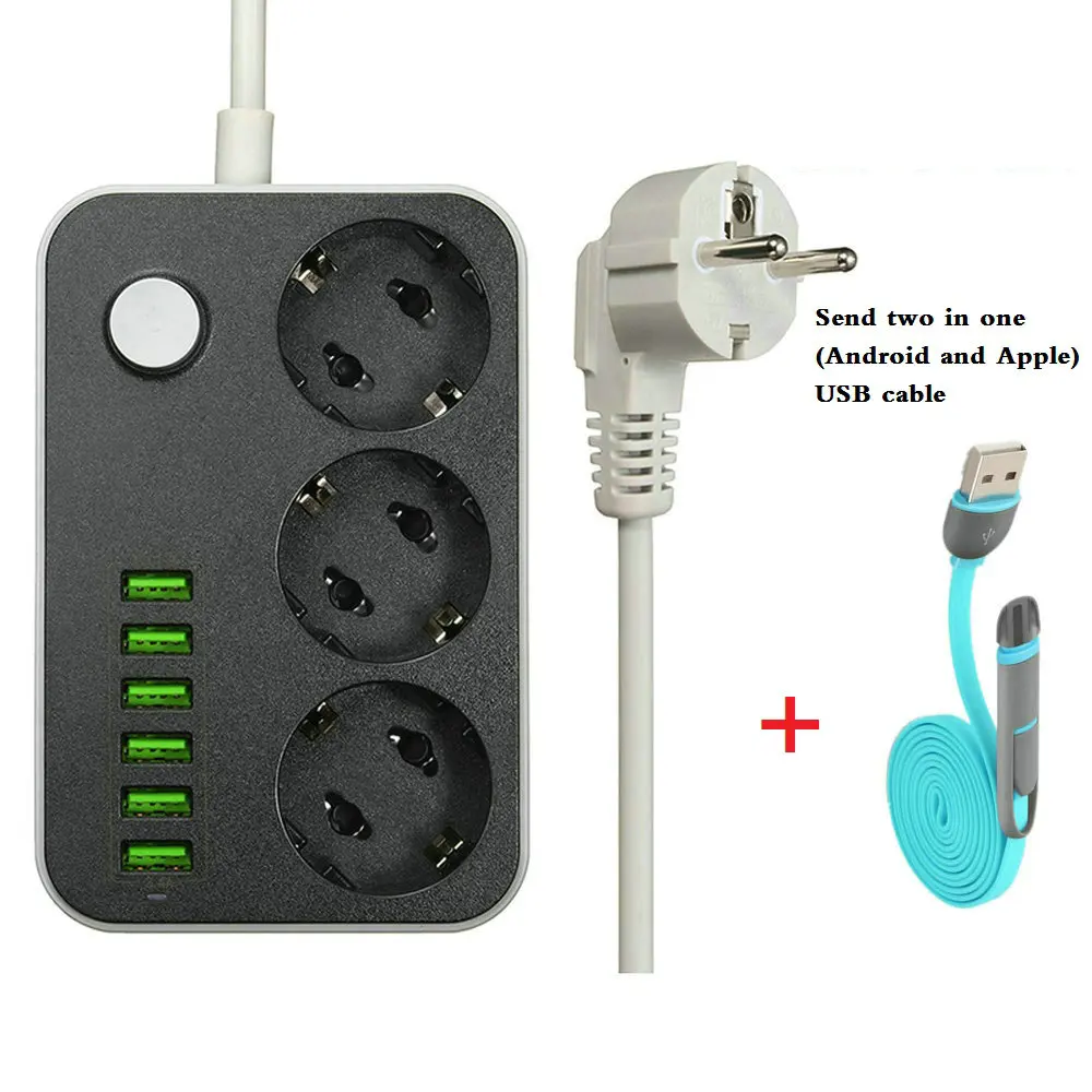 Electric Strip Adapter Emergency Phone Grounding 6