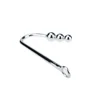 Length 245mm 170g large size stainless steel anal hook with 3 ball metal butt beads Pull ring hole dilator slave BDSM sex toy ► Photo 2/6