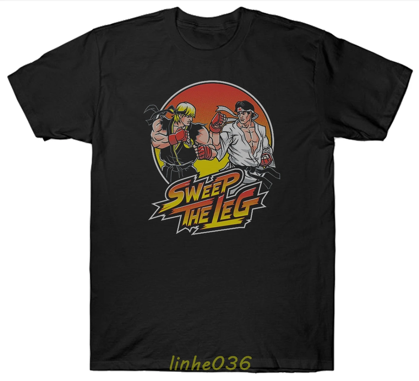 SWEEP THE LEG T SHIRT KARATE KID FILM MOVIE Short Sleeve Discount 100 % Cotton T-Shirts Men T-Shirt Cotton 100% Top Tee