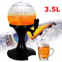3.5L ワインビールディスペンサーコールド飲料ジュースビール注ぎ口パーティービュッフェドリンクを提供するバー用の器物バーツールアクセサリー