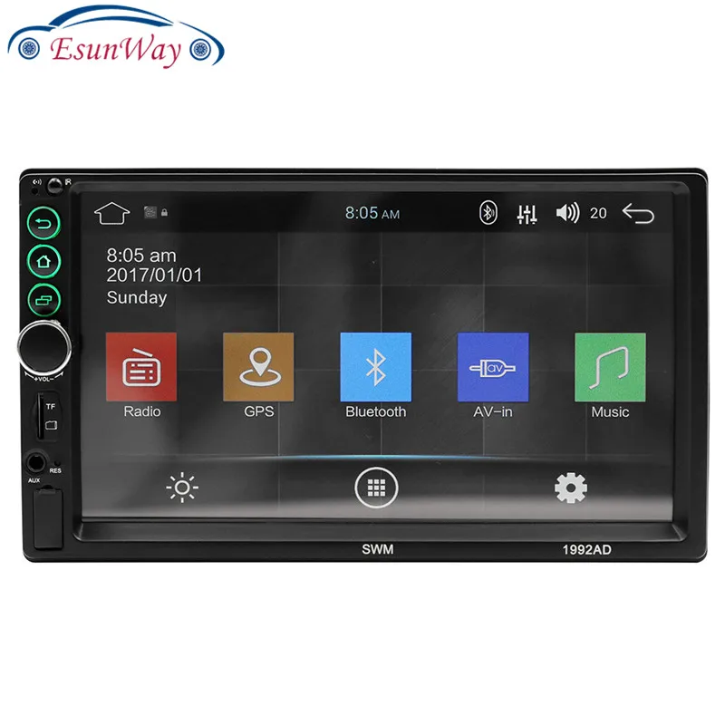 Android 1992AD 7 &quotHD экран GPS навигация WiFi авто Bluetooth плеер Mit Fahrzeug Резервное копирование