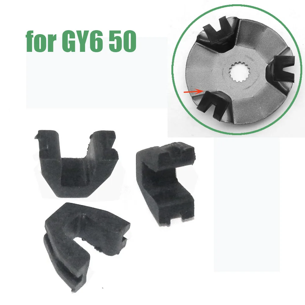 중국 스쿠터용 오토바이 가변기 가이드 슬라이더 슬라이드, 49cc, 50cc, 60cc, 80cc, 139QMB 엔진, 3 개