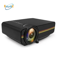 Estgosz YG400 up YG410 Mini proyector con pantalla de sincronización más estable que WiFi Beamer para cine en casa película AC3 HDMI VGA USB