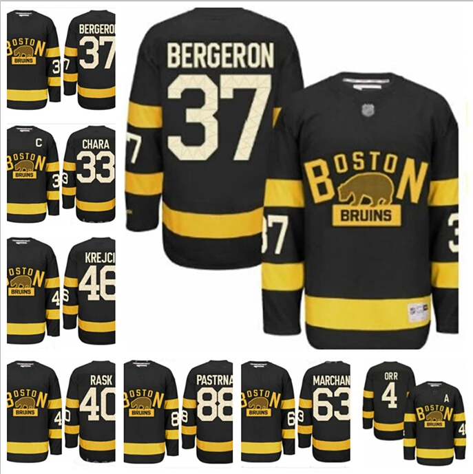 2016 Winter Classic Boston Bruins Zdeno Chara David Pastrnak Patrice Bergeron Brad Marchand Rask 