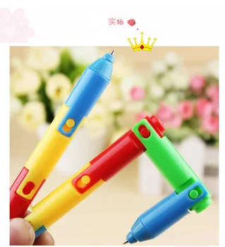 

2pcs Creative foldable ballpoint pen kawaii stationery Caneta for writing School Office Supply material Escolar