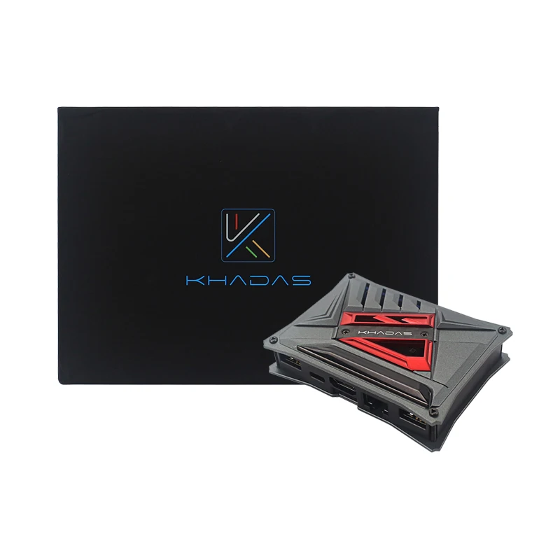 US $119.11 Khadas VIM2 Max 3GB DDR4 eMMC 64GB Cortex A53 Support Linux Ubuntu Mate Mini Computer Abdroid TV Box Case Optiu