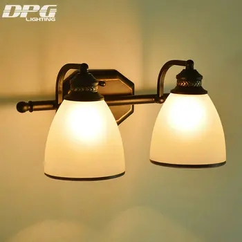 

Led Modern Art decoration Iron wall lamp indoor lighting wall sconces with white shade for bedroom