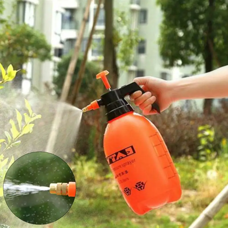 2L Hand-held Portable Water/Chemical Sprayer Pump Pressure Garden Spray  Bottle