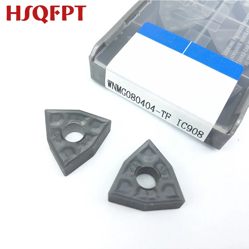 10 шт. WNMG080404 WNMG080408 TF IC907/IC908 внешние токарные инструменты твердосплавные вставки токарный инструмент токарный Iscar Поворотная вставка