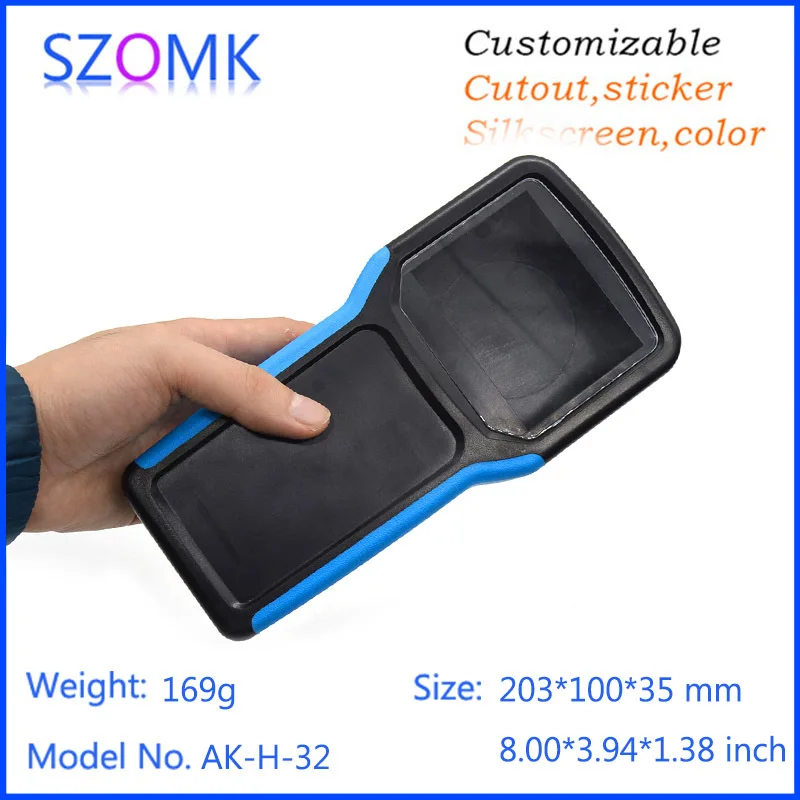 szomk plastic box enclosure electronics project box junction box plastic housing abs electrical handheld enclosure control box 5xAA battery (1).jpg