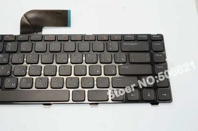 Новая русская клавиатура JIGU для ноутбука Dell Teclado 3350 3450 3550 3555 N4050 N4110 M4040 M5040 M4110 Xps L502