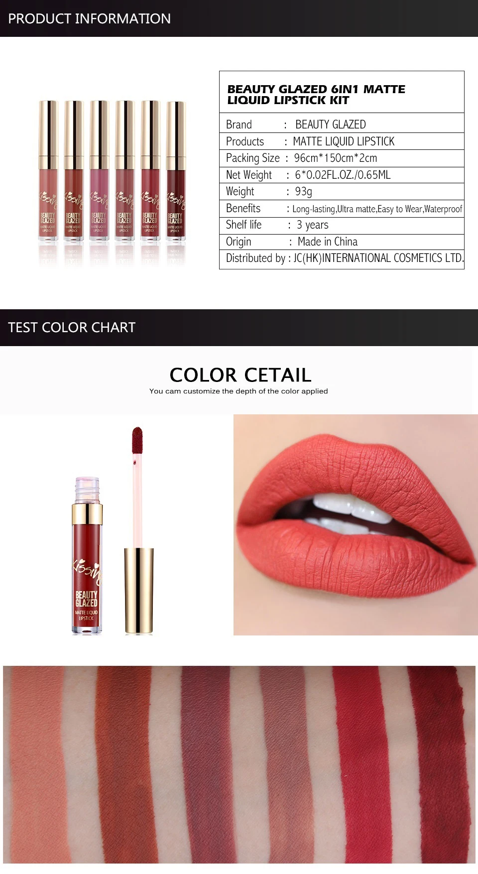 fosco gloss labial fácil de usar compõem