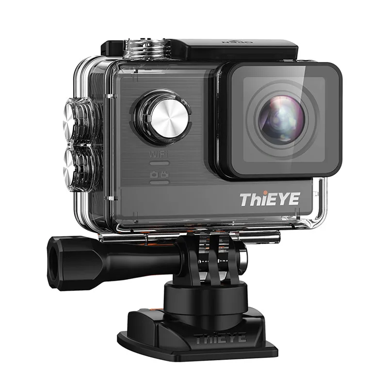 Новинка 2017 года 4 К A12L действие Камера thieye T5e Wi-Fi 30fps 12MP Ambarella A12 Чипсет с 1 предмет 1100 мАч Батарея Спорт камера