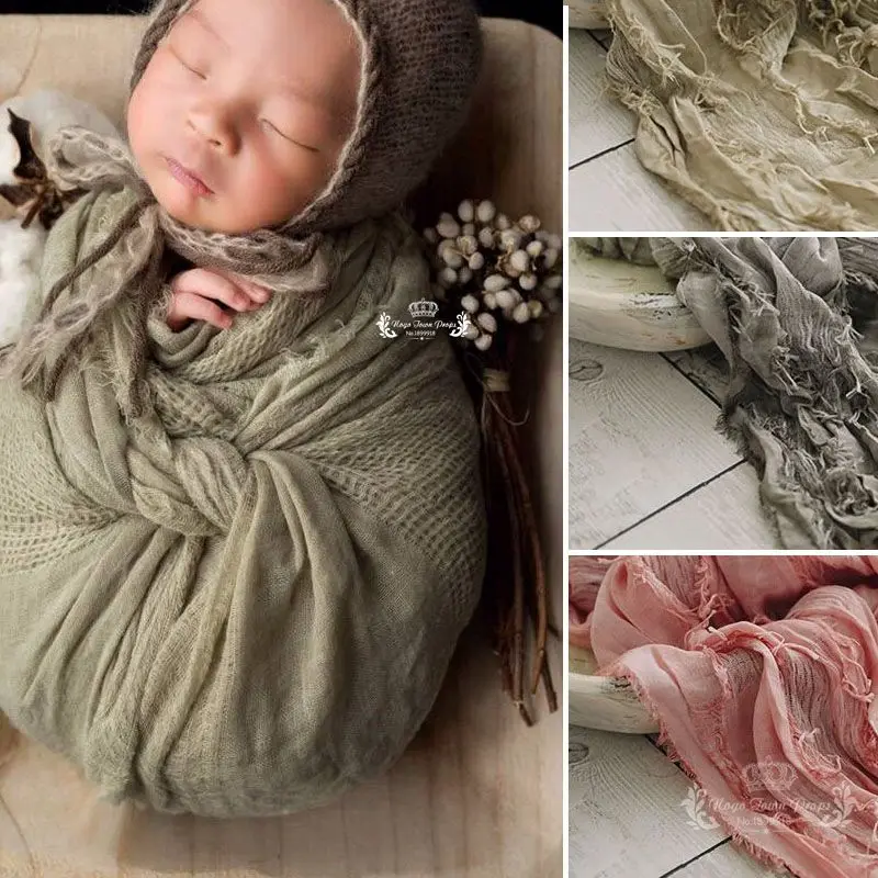 200*70 см Высококачественный жаккардовый шарф из мягкой ткани для новорожденных, для фотосессии, для новорожденных