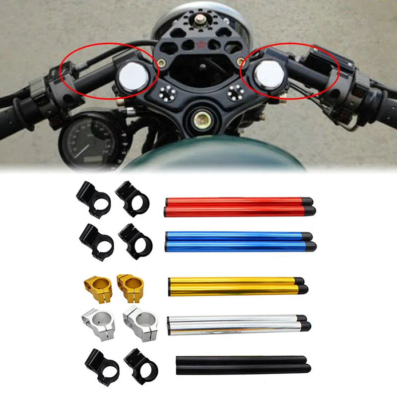 Pair CNC 37mm 38mm 39mm 41mm Motorcycle Riser Clip Ons Clip Ons Clipon