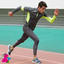 Мужские штаны для бега, спортивные леггинсы, брюки для спортзала, фитнеса, компрессионные штаны, эластичные баскетбольные мужские колготки для бега