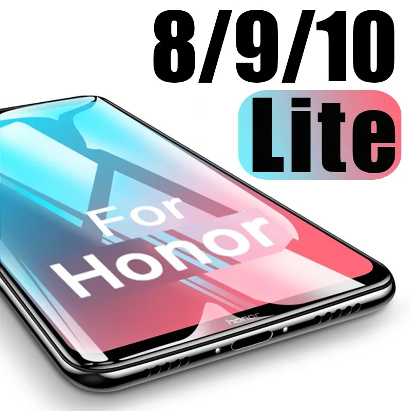 

For Huawei Honor 8 9 10 Lite Protective Glass On the Honnor 8lite 9lite 10lite Light Screen Protector honer huawey temperd glas
