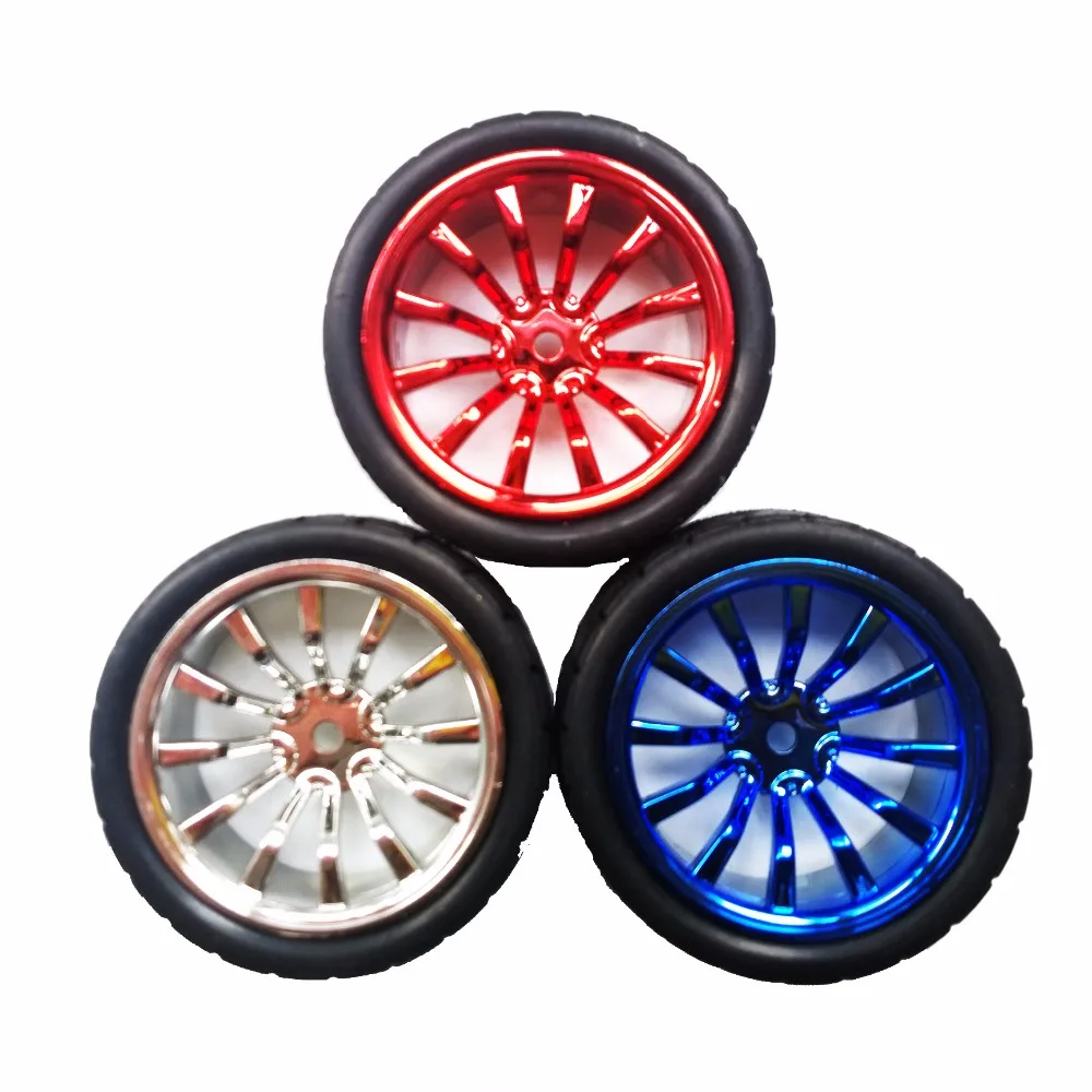 

Smart Car Wheel 65mm Rubber Tire DIY Model Toy Robot Sponge Gall