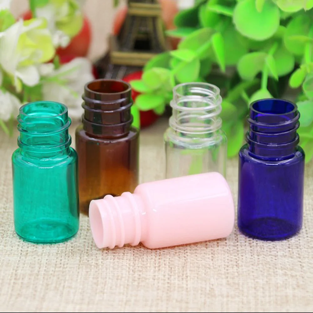50Pcs 5ml 10ml 15ml 20ml 30ml 50ml Empty Plastic Nasal Spray Bottles blue clear brown Sprayer Nose Spray Pet Refillable Bottles
