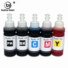 5 шт 100 мл бутылки Краска для заправки чернила для hp photosmart 7510 B8550 C5324 C5380 C6324 C6380 CD5460 C309 C310 чернил принтера хорошая цена