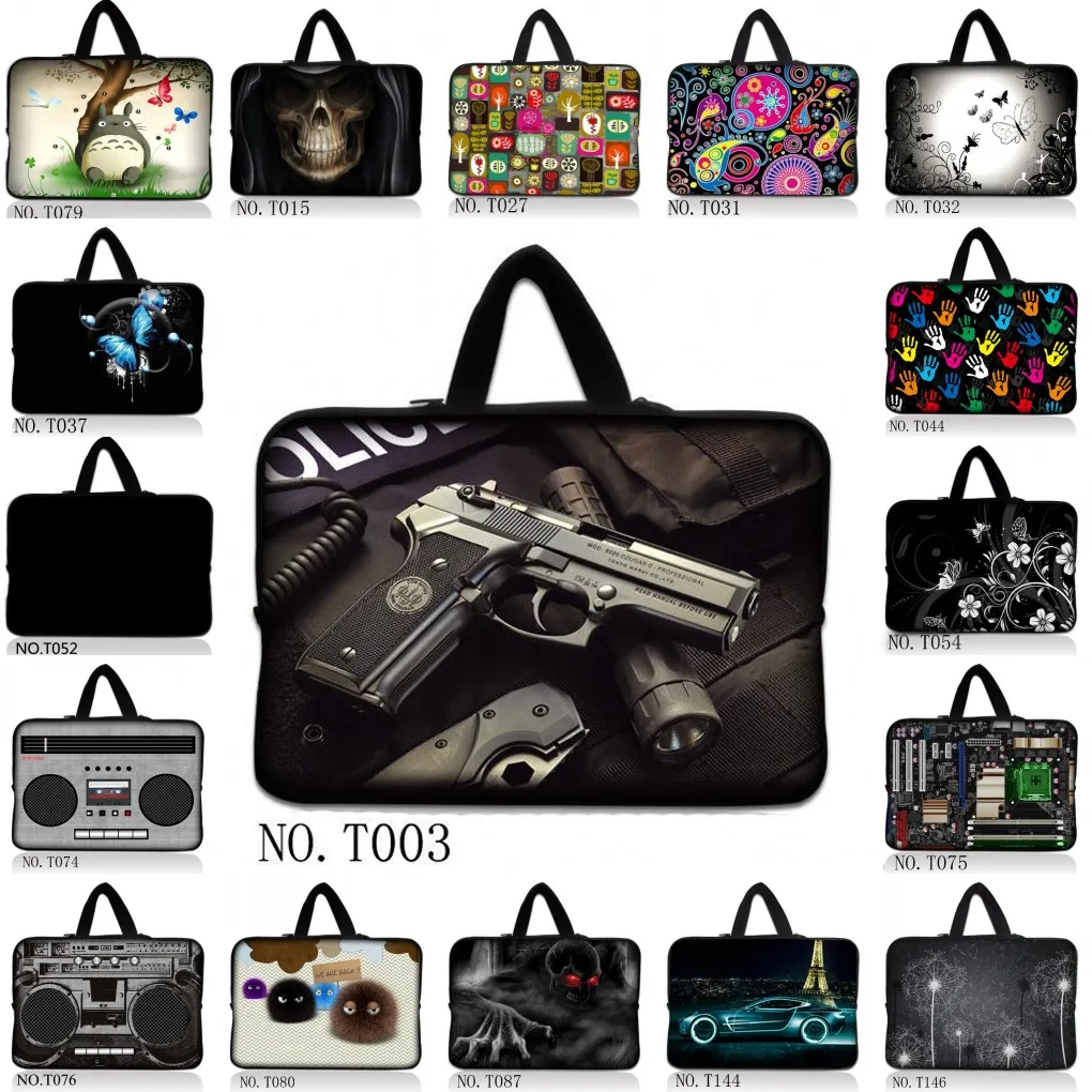 Cool Designs Neoprene 17" 17.3" 17.4" Laptop Bag Sleeve Case Soft Pouch