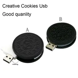 Лидер продаж! Симпатичные Oreo Флеш накопитель 4 ГБ Еда usb stick 8 ГБ печенье карту флэш-памяти с интерфейсом usb 16 ГБ печенье Memory Stick 32 ГБ U диск