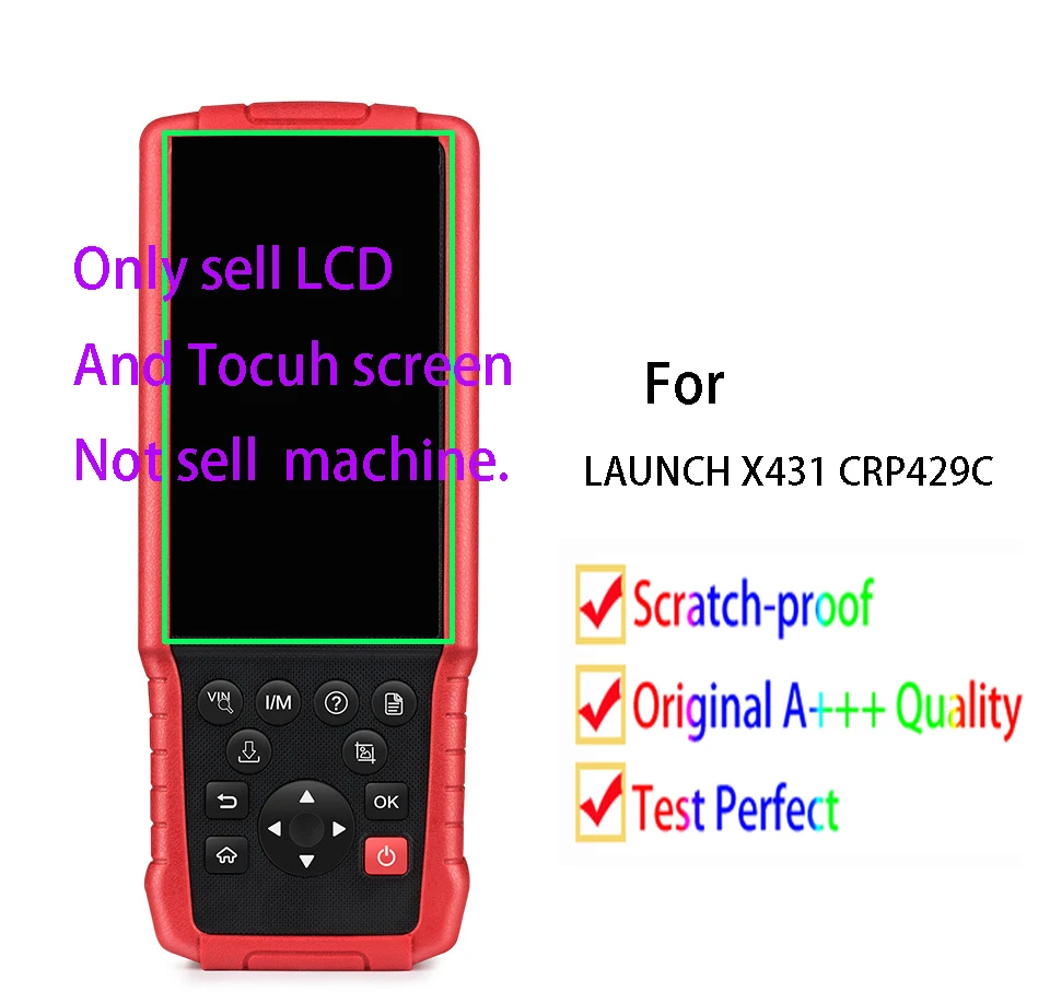 Для LAUNCH X431 CRP429C ЖК-дисплей и сенсорный экран дигитайзер