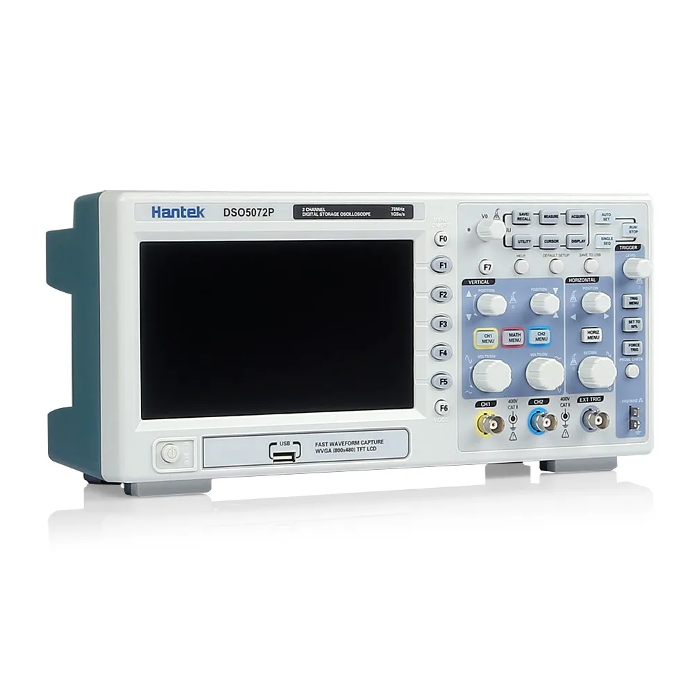 

Hantek DSO5072P Oscilloscope 2 Channels 70MHz Handheld Osciloscopio Digital Oscilloscopes USB LCD Oscillograph Diagnostic-tool