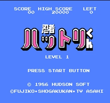 

Ninja Hattori Kun 60 Pin Game Card For 8 Bit Subor Game Player