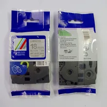 Compatível preto fosco Sliver TZ-M941 TZe-M941 18 mm fitas de etiquetas tz laminado para impressoras de etiquetas Ptouch