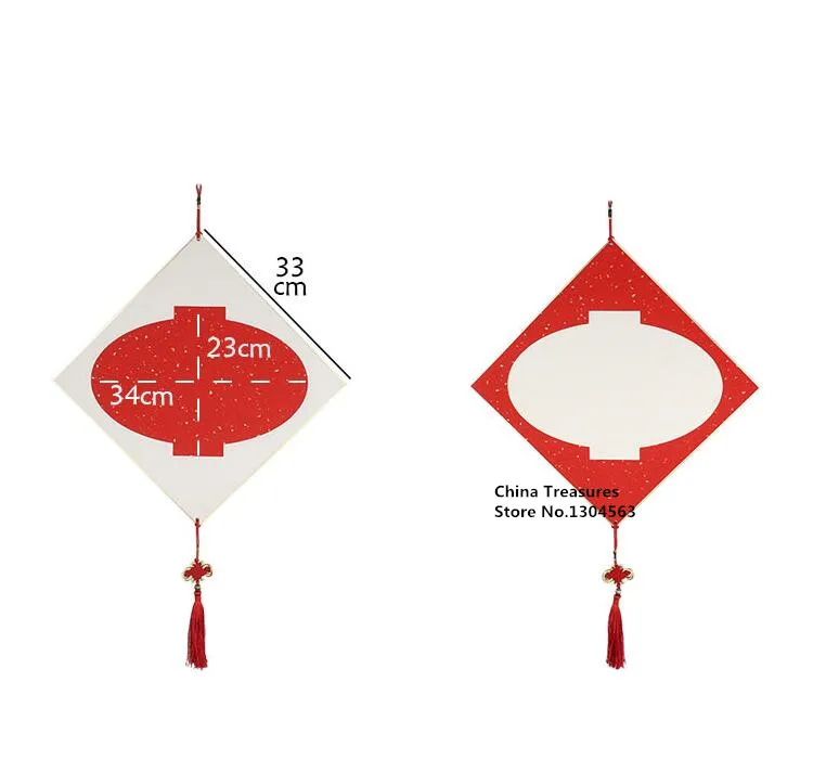 2 шт./партия, китайские подвесные открытки для китайской живописи и каллигрфи письма китайские украшения для дома узел