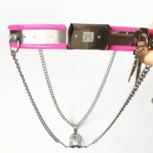 2018 Female Y Type Adjustable Stainless Steel Chain Invisible Chastity Belt Device Prevent Masturbation Shield BDSM Sex Toy 3 Co