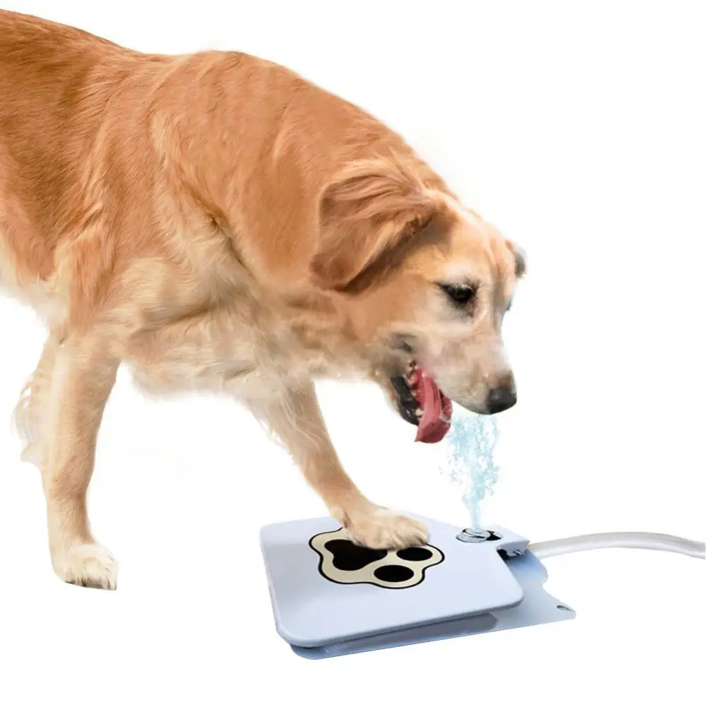 

Pet Automatic Drinking Fountain Dogs Pedaling Water Dispenser Pet Mute Drinker Feeder Bowl for pets Dog Automatic Drinkers 2019