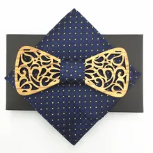 Деревянный мужской галстук-бабочка с карманами квадраты деревянный галстук-бабочка Галстуки Gravatas corbatas бизнес бабочка галстук вечерние галстуки для мужчин деревянные бабочки