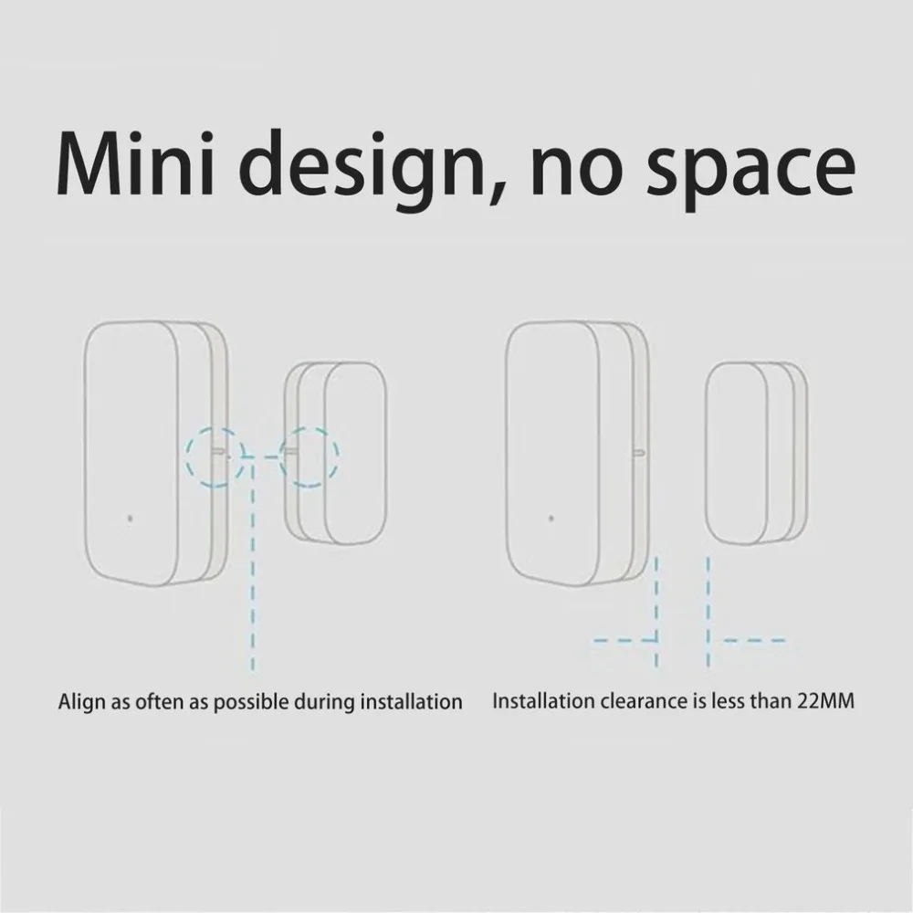 

Aqara Intelligent Mini Window & Door Sensor Wireless Wifi Smart Detecting System Automatic Lights Body Sensor for Smart Home Kit