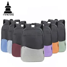 Descuento Mochila Portátil 14 15.6 pulgadas A Prueba de agua de Nylon Escuelas Para Adolescentes Colorido Ligero Mochila Unisex Mochilas