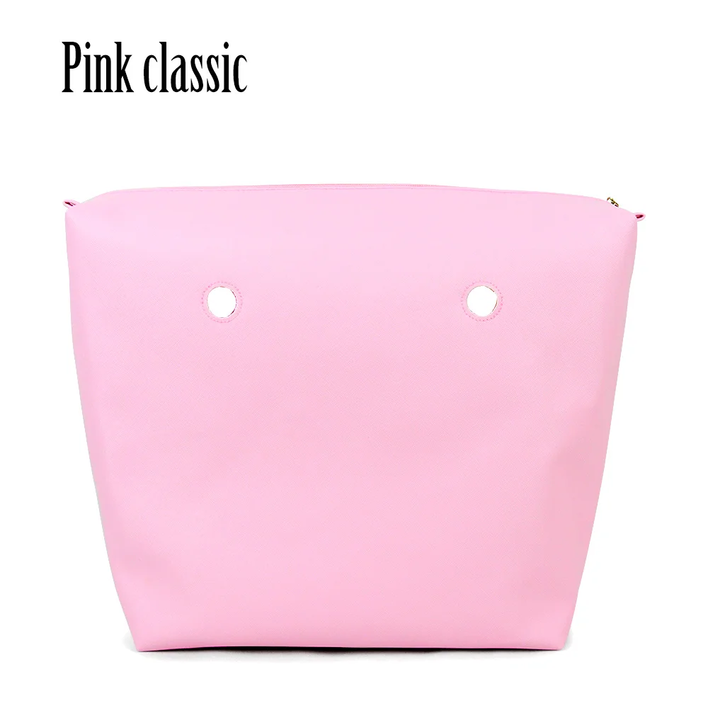 pink classic TANQU искусственная кожа водонепроницаемая внутренняя подкладка карман на молнии для Obag Классическая Мини Подкладка Вставка для O сумка - Цвет: pink classic