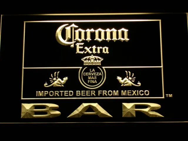 418 Corona Bar Beer Extra светодиодный неоновый знак с переключателем вкл/выкл 20+ цвета 5 размеров на выбор