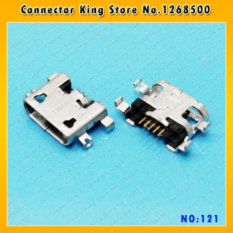 100 шт. Micro USB разъем для Lenovo A590 A670T S890 S820 A710E разъем для подключения зарядного устройства Док-станция для подключения ЖК-дисплея к порту, MC-121