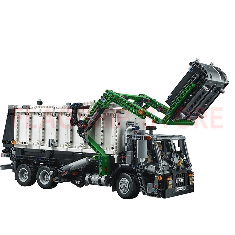 LP 20076 оригинальные 2907 шт. Technic серии Mack большой грузовик набор 42078 строительные блоки кирпичи развивающие игрушки для детей в подарок