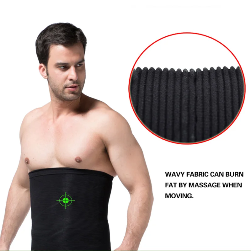 IYUNYI Для мужчин для Похудения Body Shaper Живота, талии Абдо Для мужчин ремень Корректирующее белье Для мужчин пояс лента для тренировок компрессионное белье ремень