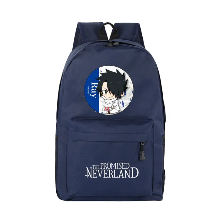 29 Обещанные школьные сумки Neverland Ray из парусины для девочек-подростков, женский милый рюкзак для путешествий розового цвета, рюкзак для ноутбука с аниме - Color: 29