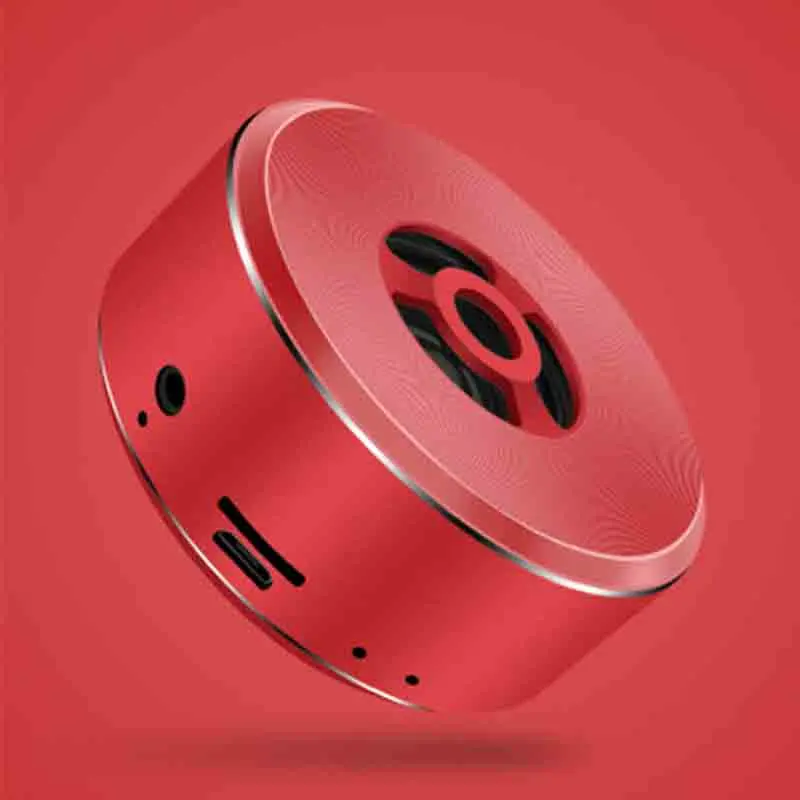 Bluetooth Speaker Metal Phonetic Hints Intelligent Sound Box Portable Source Dustproof Mini Grind Speaker